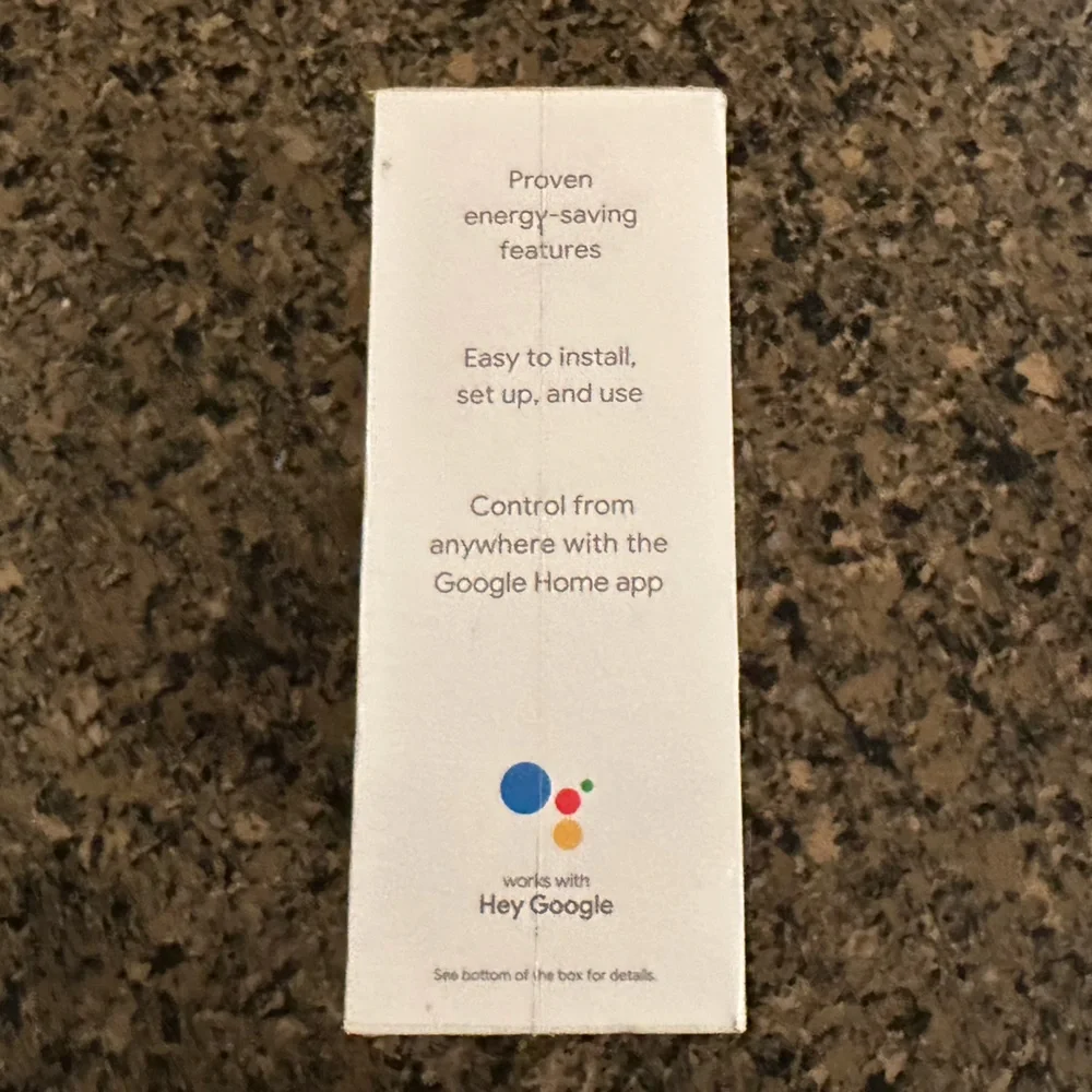 Google Nest sealed NIB Thermostat